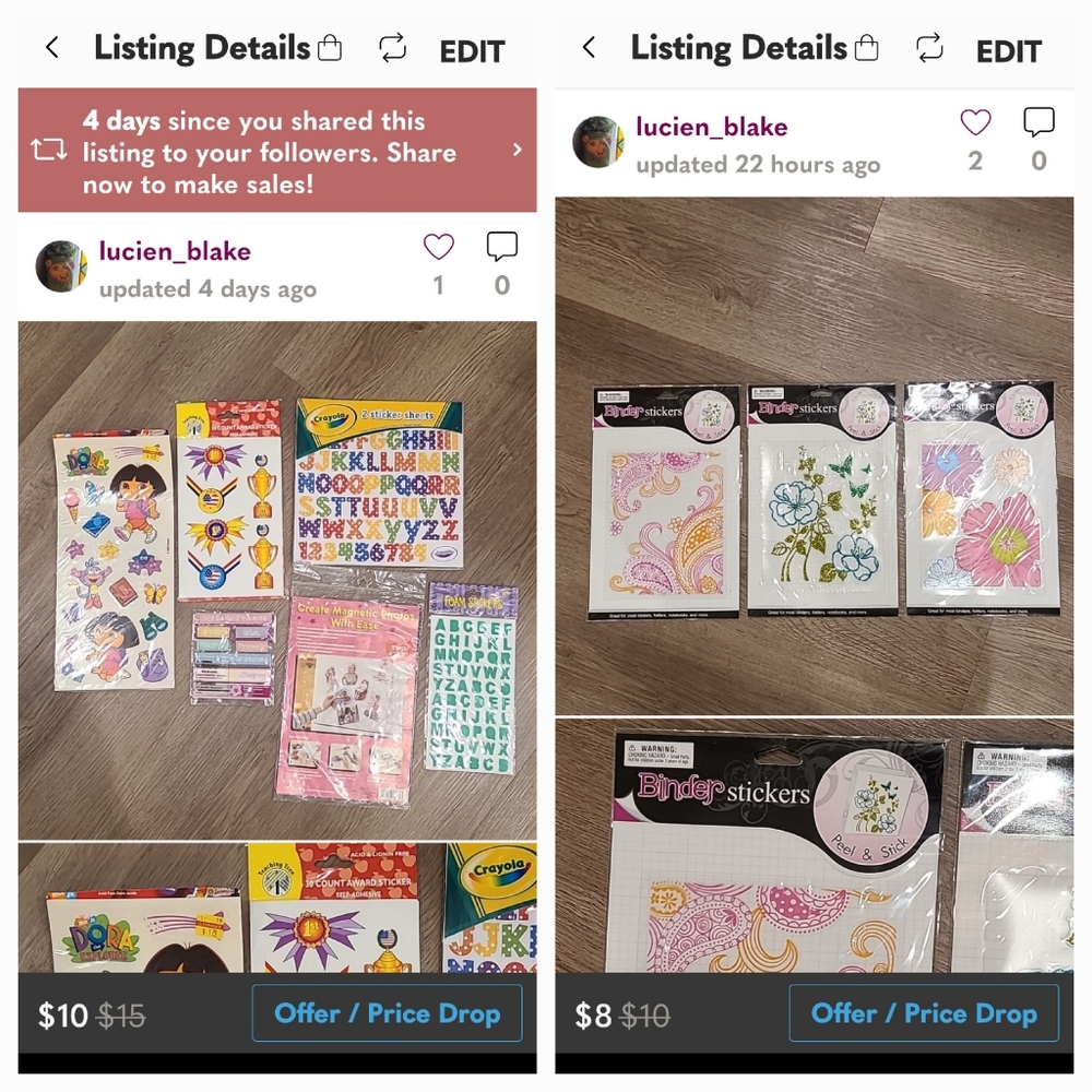 Colorful Sticker Set Scrapbook Bundle